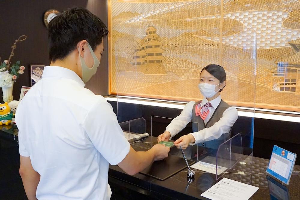 Hotel Route Inn Grand Ueda Ekimae Dış mekan fotoğraf